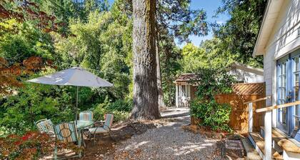 Charming Cabin with Scenic Patio and Grill Area in Cobb, California
