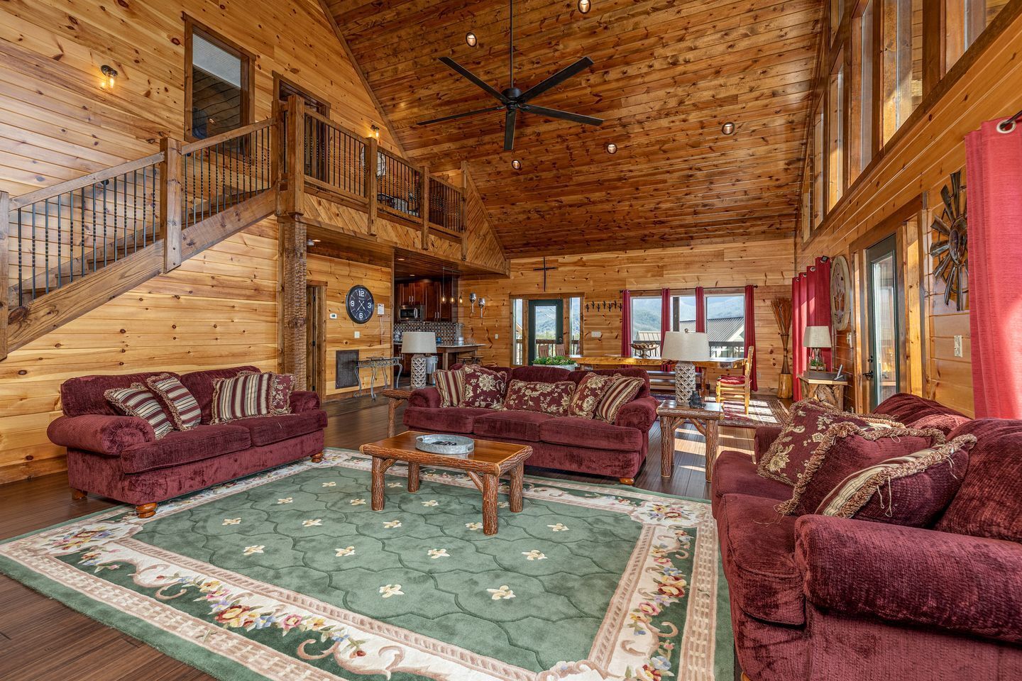 TV, fireplace, video games
