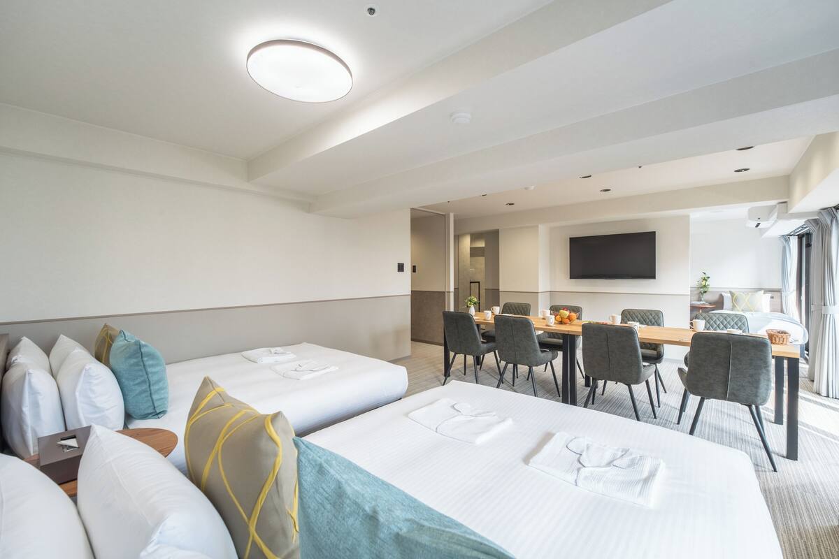 Apartamento Deluxe, no fumadores | Ropa de cama de alta calidad y espacio para trabajar con un portátil