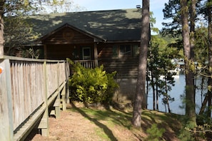 Exterior - Impressive Log Cabin with Hot-tub, Fire Pit and Swimming Pool in Mount Ida, Arkansas (Mount Ida)