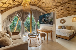 Villa Deluxe - 3 sovrum - utsikt mot poolen | Skrivbord och gratis wi-fi