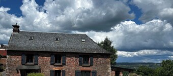 The pretty red sandstone house
