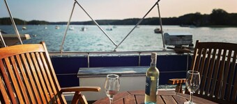 Unique Yacht Rental in a Peaceful Setting on Damariscotta River, Maine