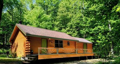 Private Riverfront Cabin with Waterfalls on the St. Regis River, New York