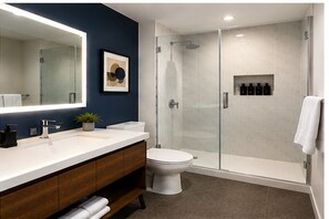 Classic-Zimmer | Badezimmer | Kostenlose Toilettenartikel, Haartrockner, Handtücher, Seife