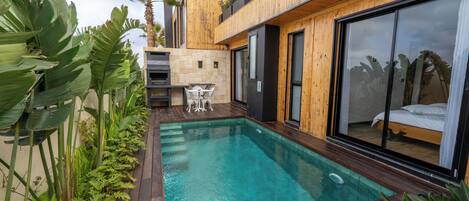 Deluxe Chalet, Balcony, Beach View | Pool | Indoor pool