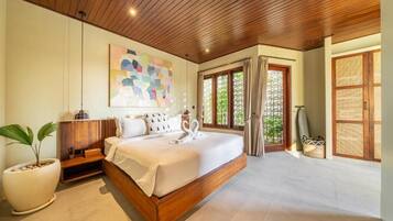 Vila Deluks, 2 kamar tidur, kolam renang pribadi | Brankas, setrika/meja setrika, dan Wi-Fi gratis
