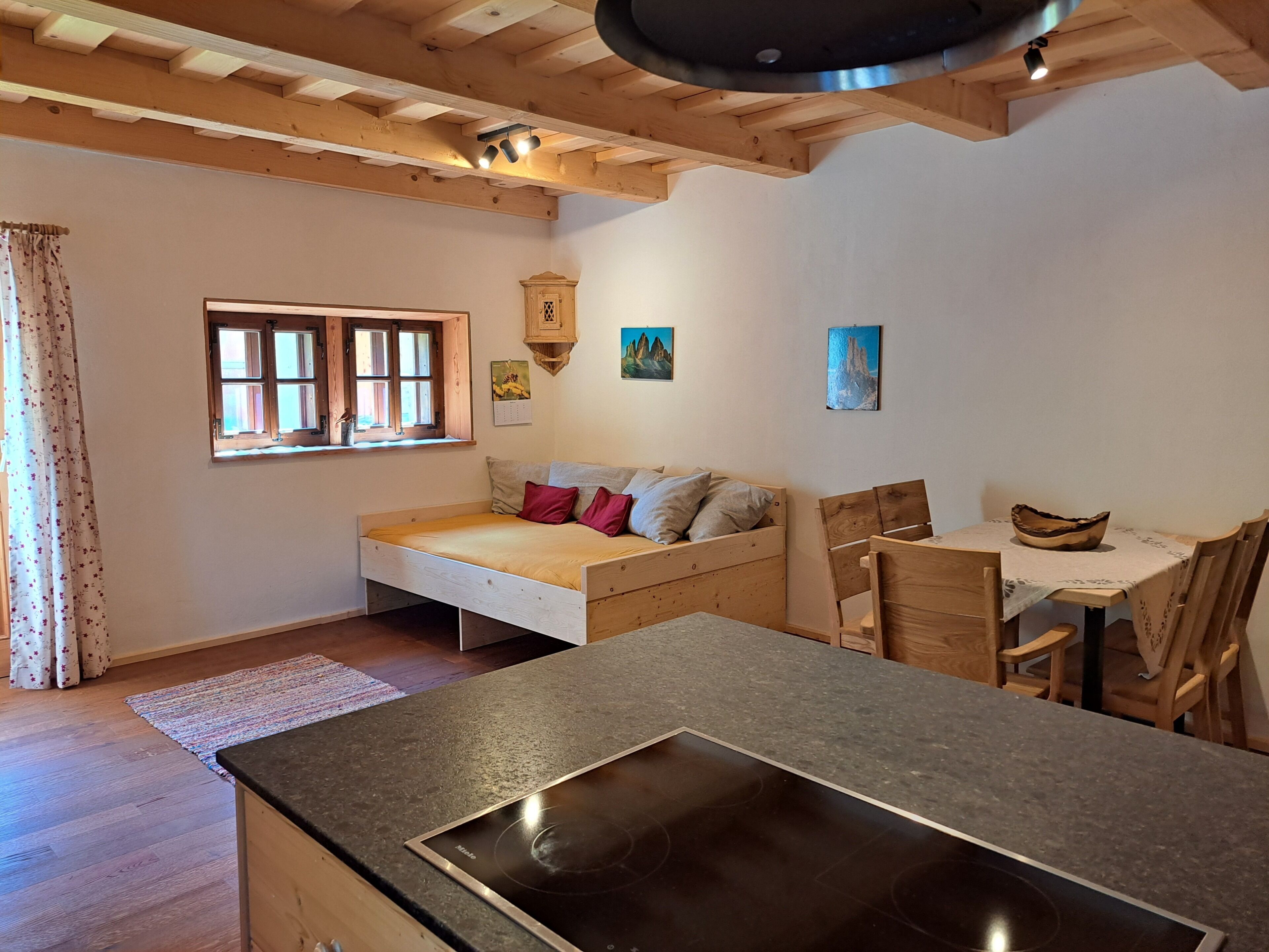 Comfort Apartment, 1 Bedroom, Garden View | Living area | 50-inch flat-screen TV with cable channels
