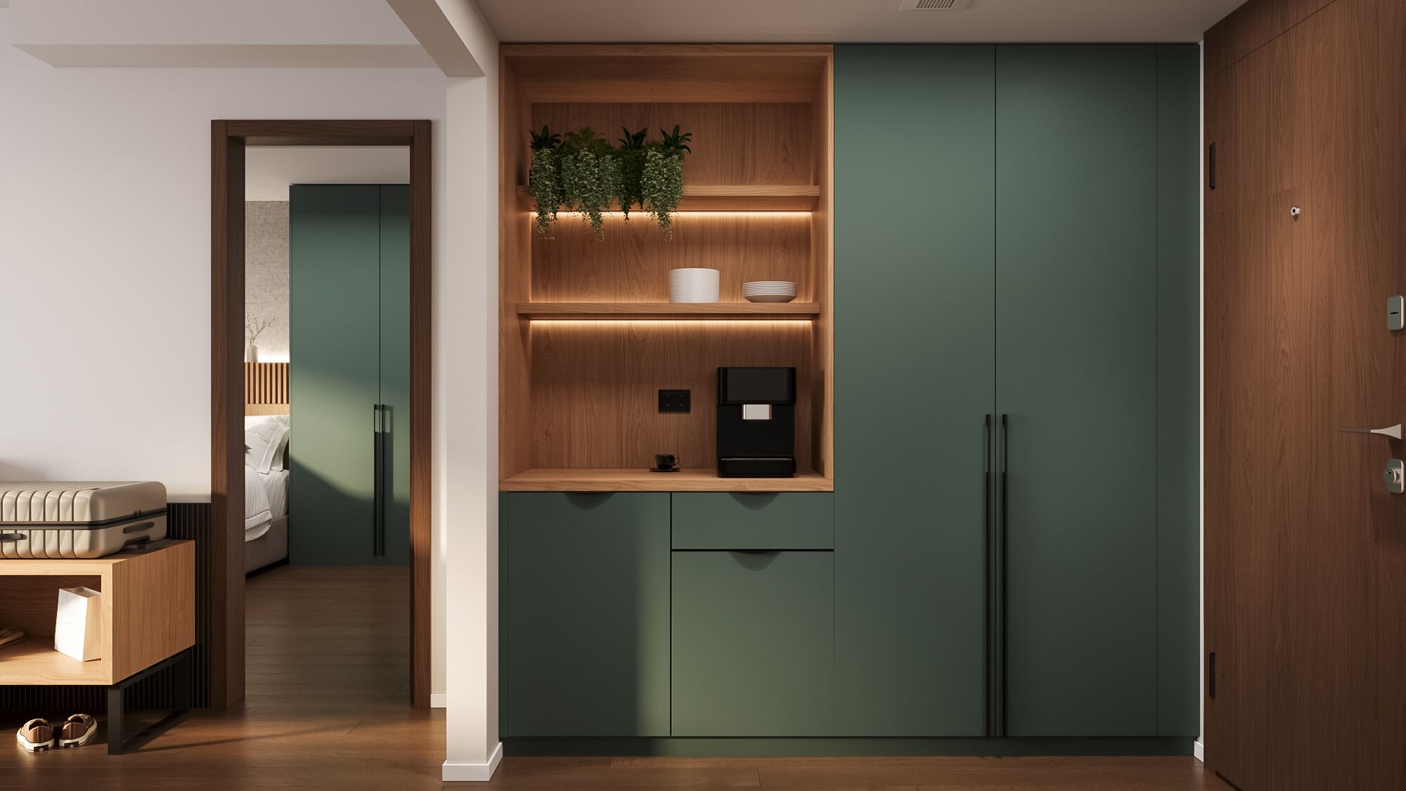 Familien-Vierbettzimmer | Schrank