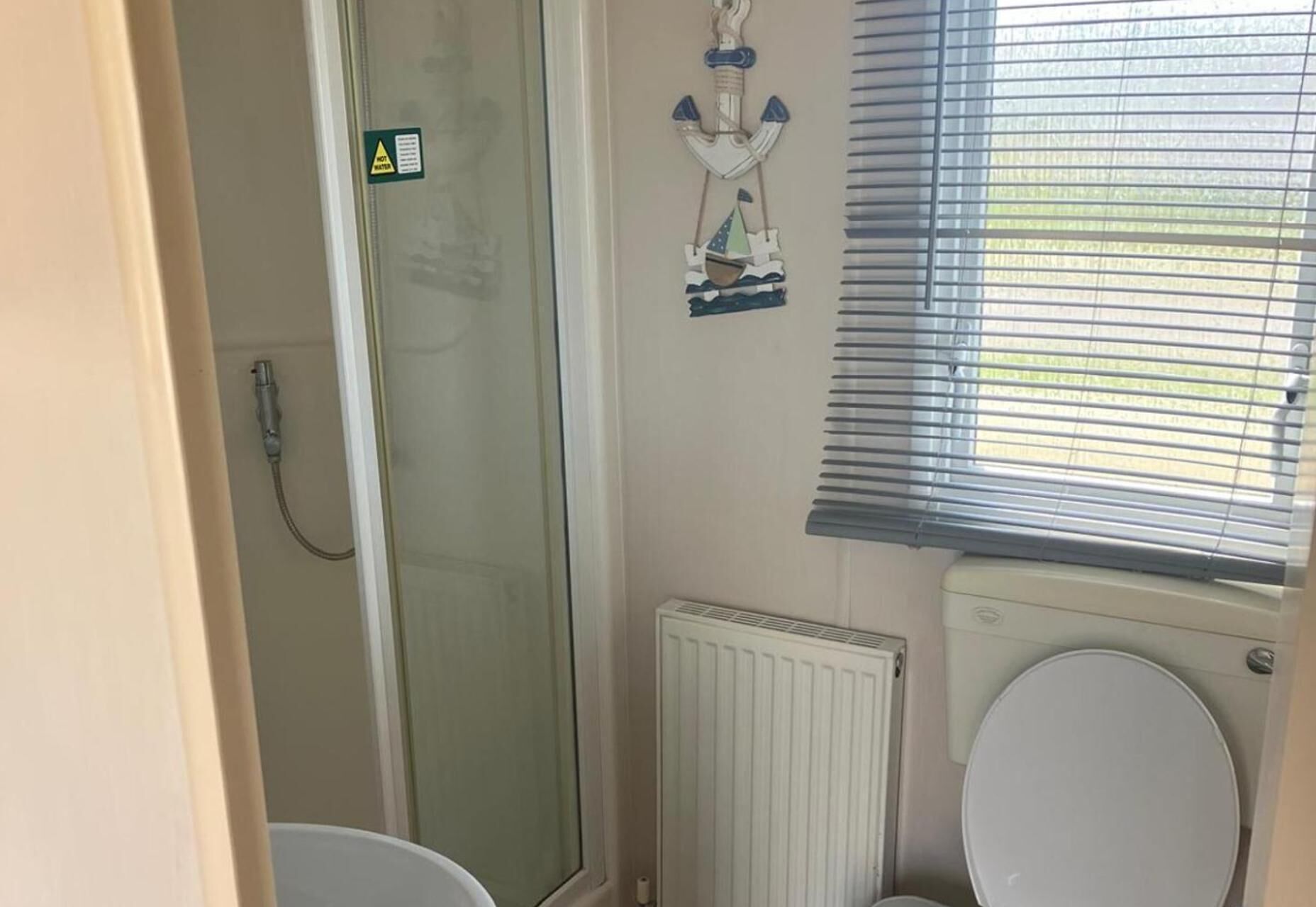 Shower, hair dryer