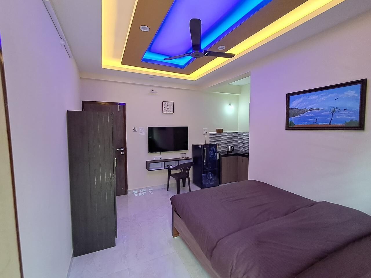 ห้องดีลักซ์ดับเบิล, ระเบียง | ผ้าม่านกันแสง, เตารีด/โต๊ะรีดผ้า, Wi-Fi ฟรี