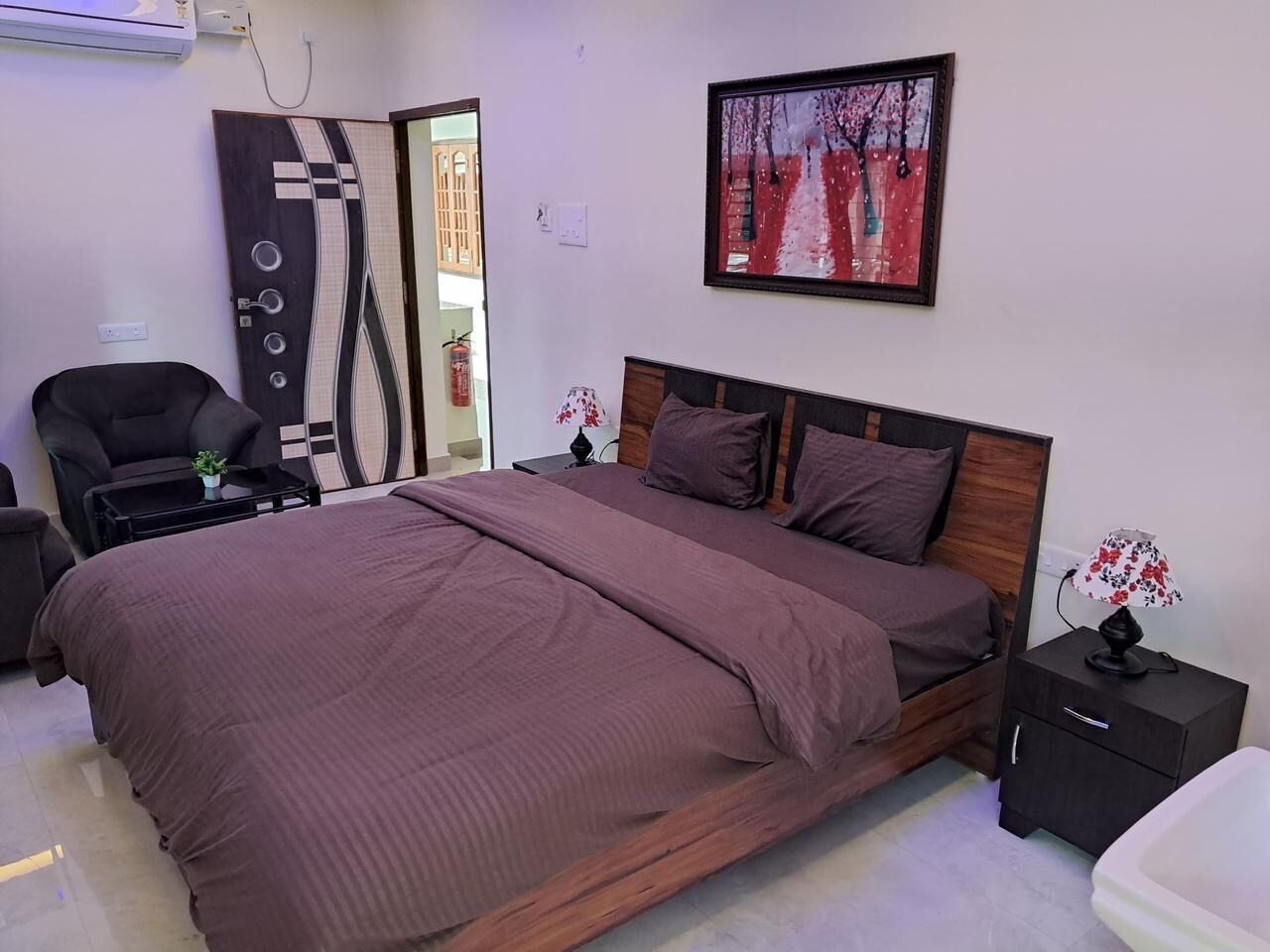 ห้องดีลักซ์ดับเบิล, ระเบียง | ผ้าม่านกันแสง, เตารีด/โต๊ะรีดผ้า, Wi-Fi ฟรี