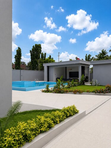 2 -bedroom apartment in adorable Dar es Salaam with AC comfort