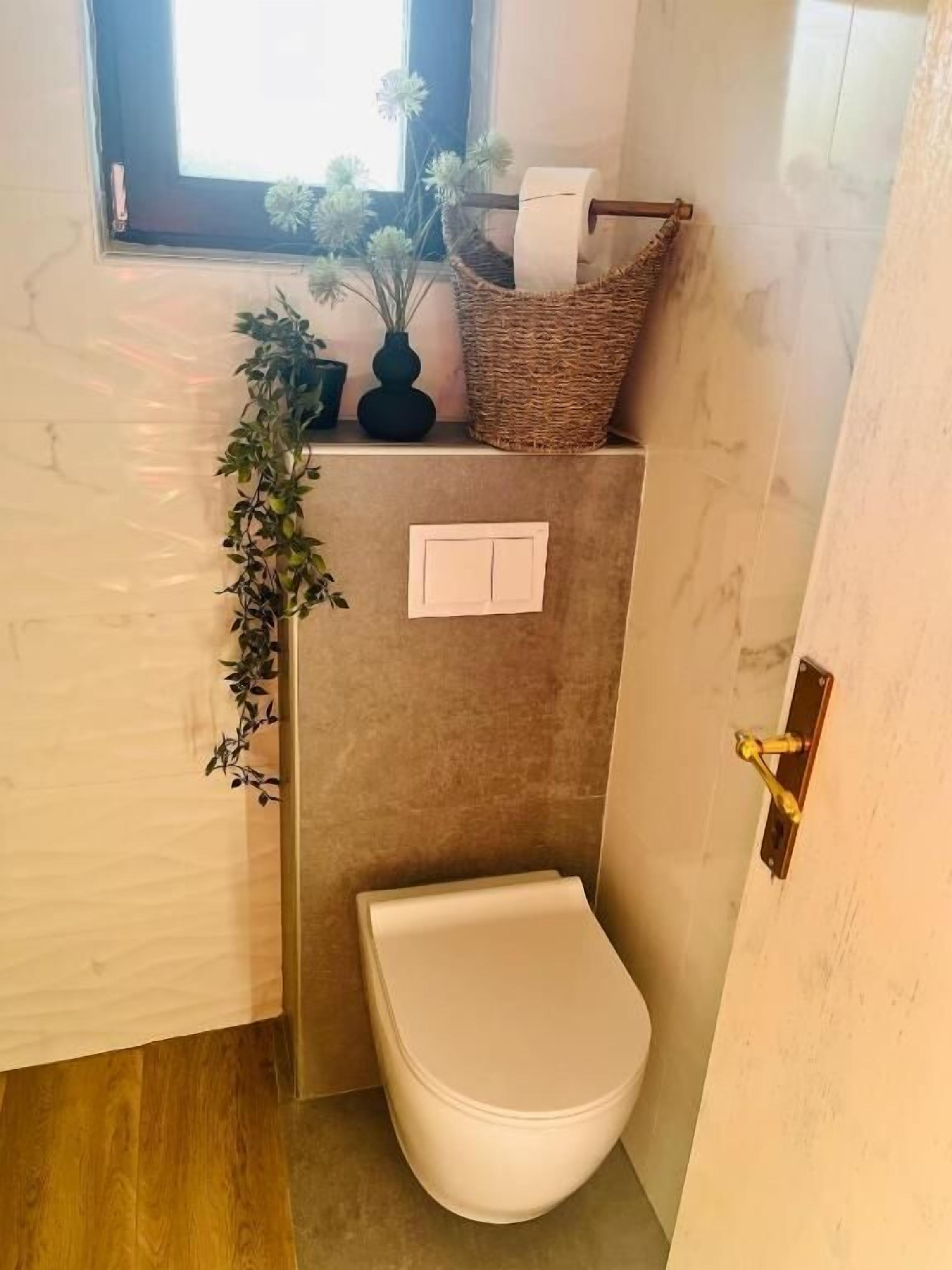 Ferienhaus, 1 Schlafzimmer, Raucher, Kamin | Badezimmer