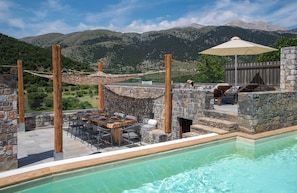 Private pool - Traditional Villas Askyfou (Askyfou)