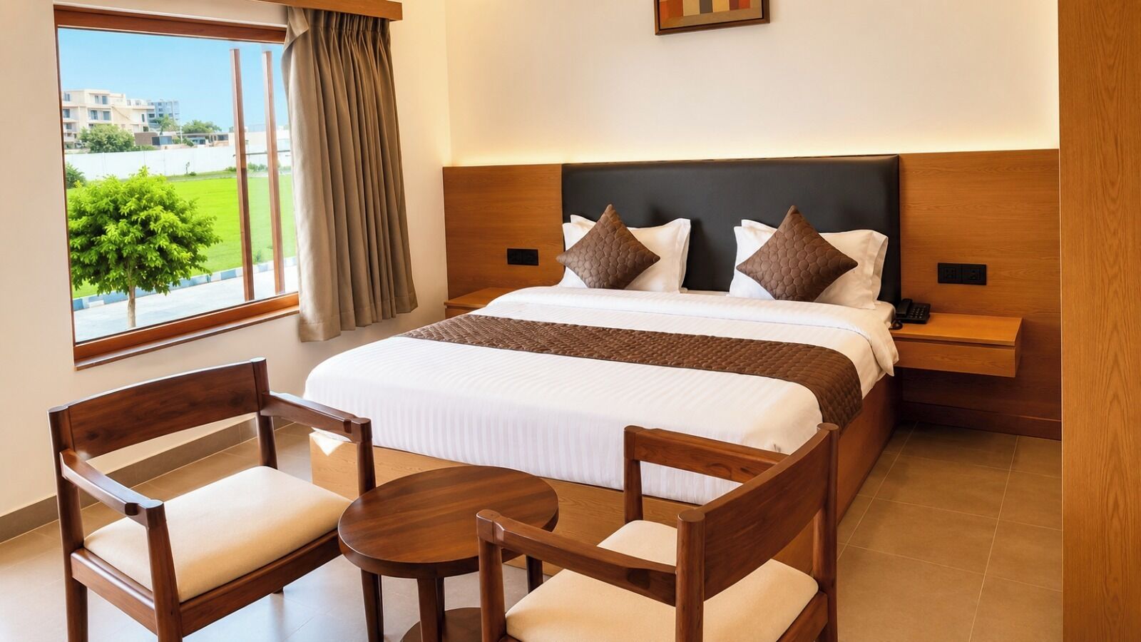 Classic Room, Garden View | Individually furnished, free WiFi, bed sheets