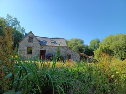 A traditional house that was once a farmhouse.