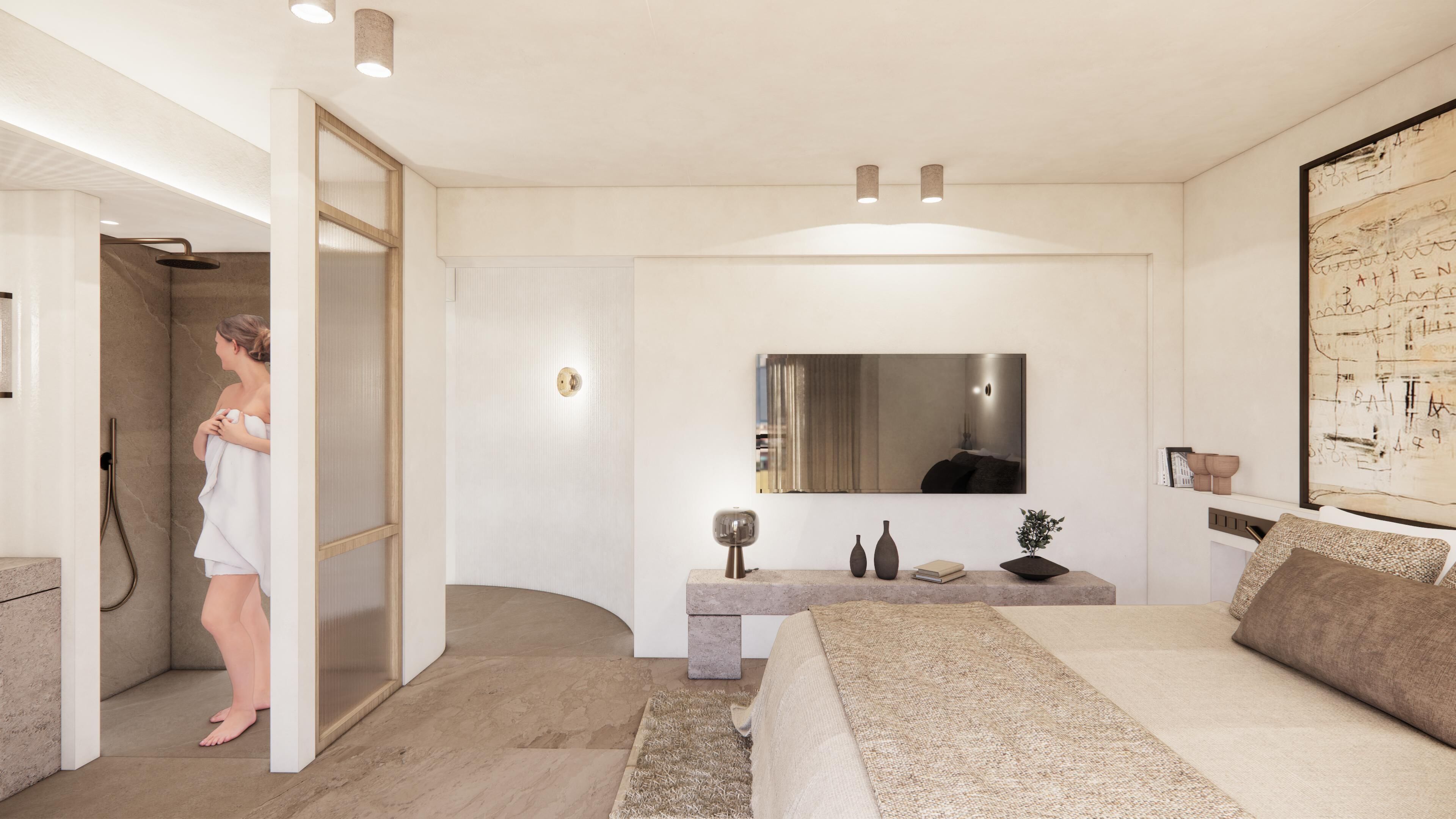 Kamar Double Deluks, balkon, pemandangan kota | Brankas, kedap suara, setrika/meja setrika, dan tempat tidur bayi gratis