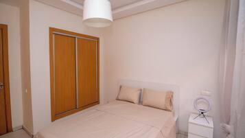 1 Schlafzimmer, kostenloses WLAN, Bettwäsche, Rollstuhlgeeignet