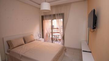 1 Schlafzimmer, kostenloses WLAN, Bettwäsche, Rollstuhlgeeignet
