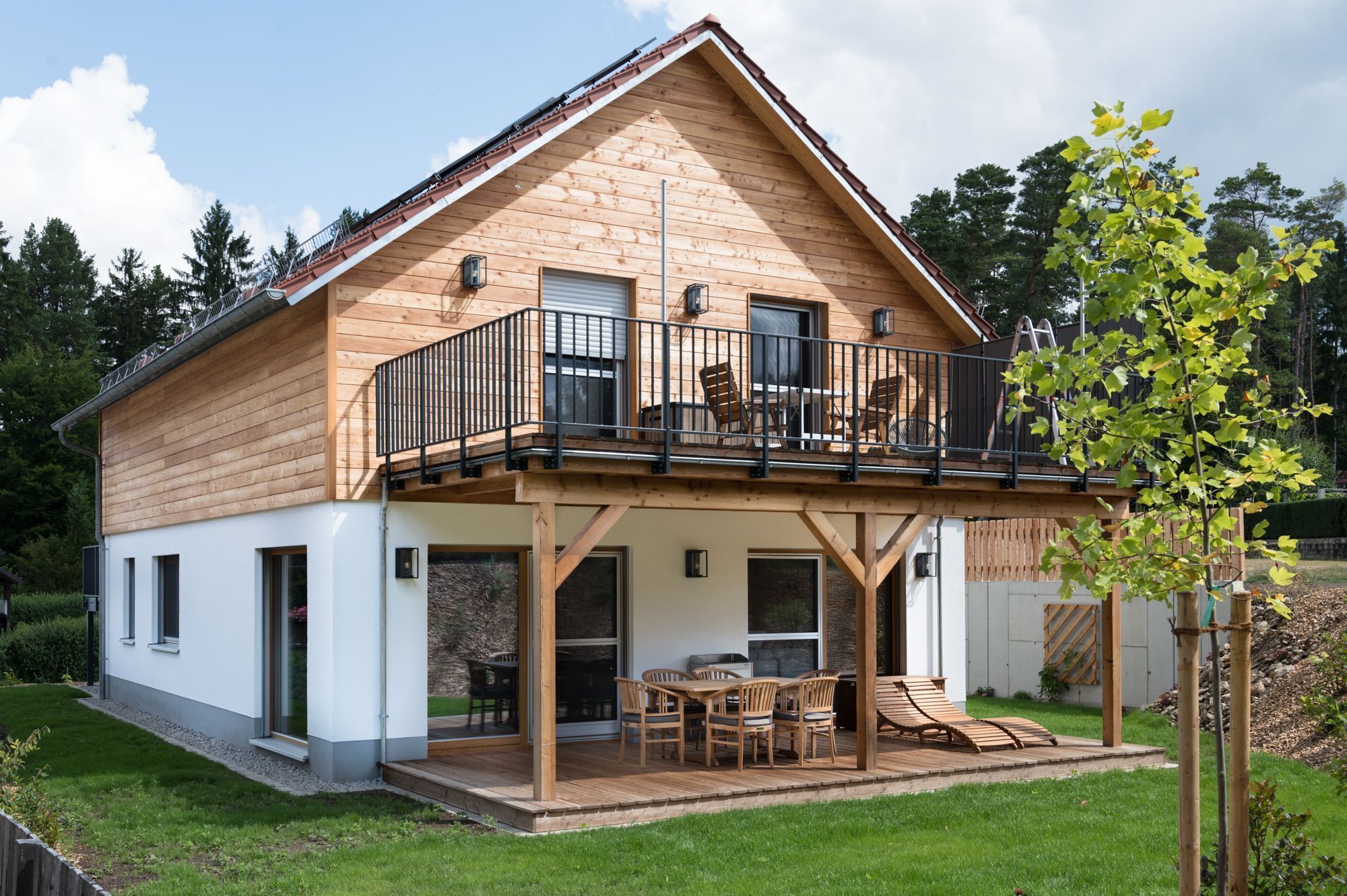 Ferienwohnung Blau mit großzügiger Terrasse
