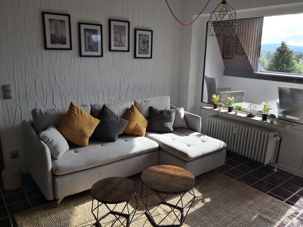 Living area - Vrbo Property (Weißenstadt)