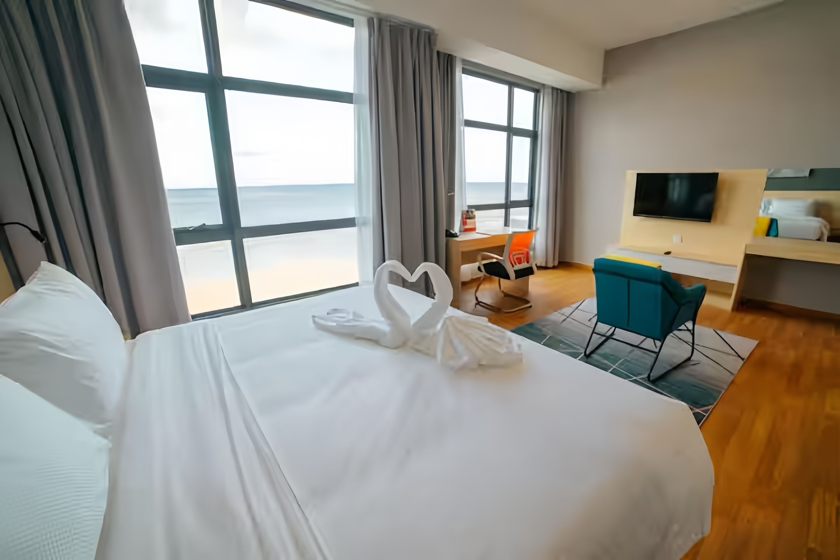 Apartamento Deluxe, vistas a la ciudad | Tabla de planchar con plancha y wifi gratis