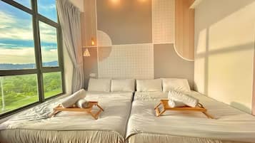 Leilighet – superior, 2 queensize-senger, byutsikt | Utsikt fra rommet