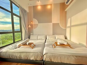 Apartamento superior, 2 camas de matrimonio, vistas a la ciudad | Vistas desde la habitación
