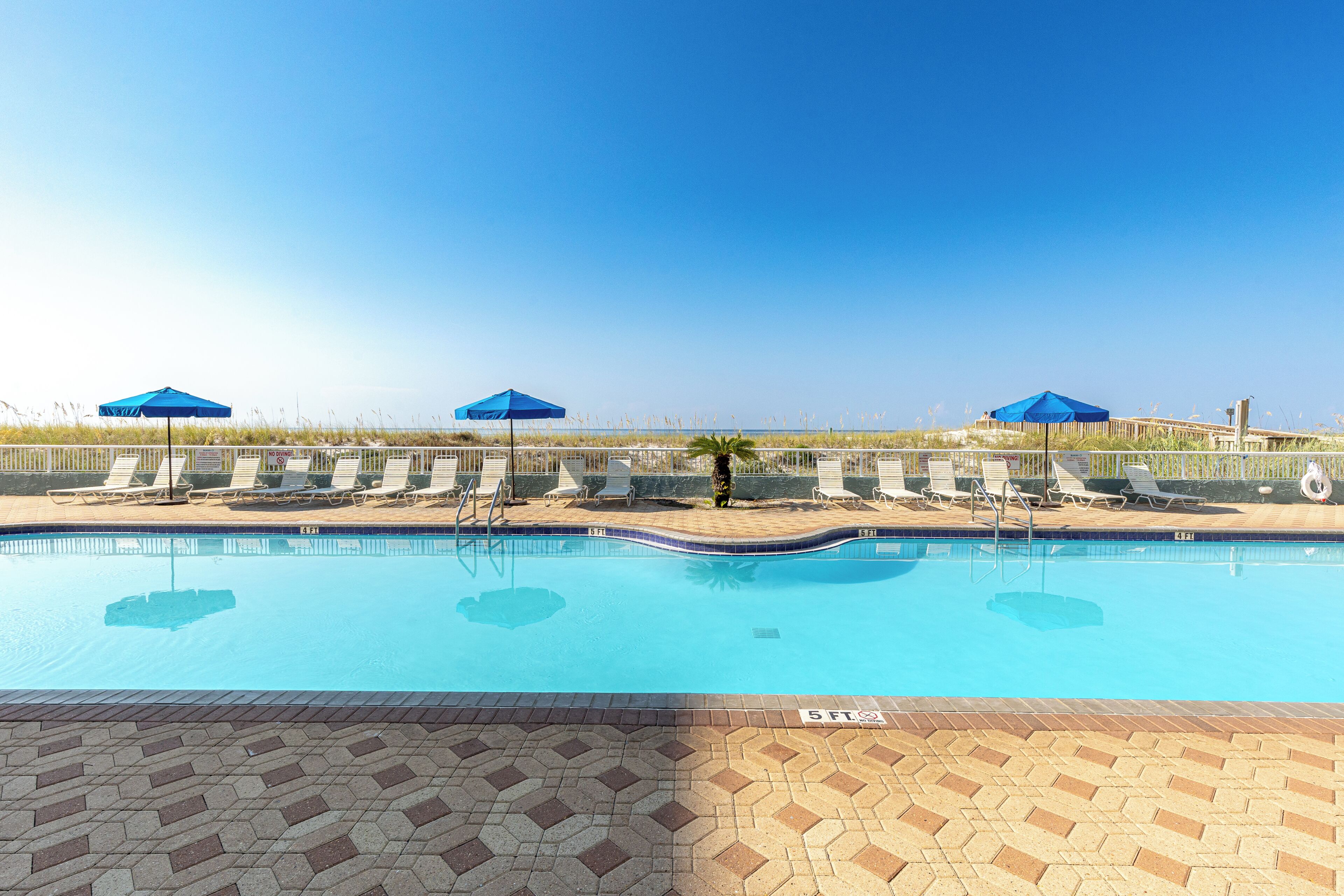 Una piscina riscaldata