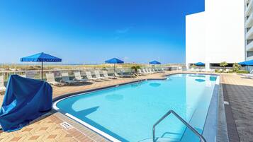 Una piscina riscaldata