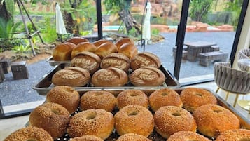 Bungalow, 2 Bedrooms, Smoking, Terrace | Breakfast meal