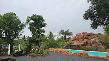 Bungalow, 2 Bedrooms, Smoking, Terrace | Pool | Outdoor pool