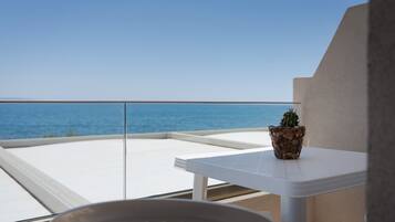 Standaard kamer, balkon, uitzicht op zee | Balkon
