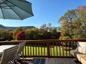 Outdoor dining - Shenandoah Fort Valley Mountain Retreat - Whole Home (Strasburg)