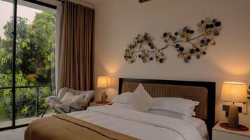 Luxury Double Room, Garden View | Blackout drapes, soundproofing, iron/ironing board, free WiFi