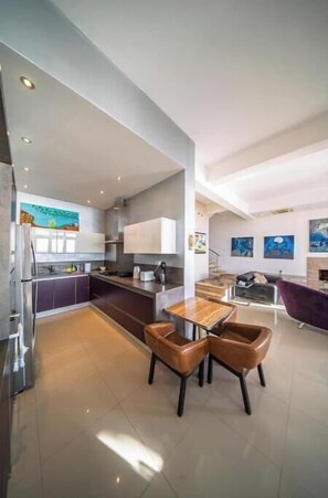 Interior - Villa Pantheon with Private Pool & Jacuzzi (Pomos)