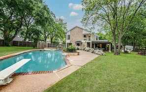 Outdoor pool, a heated pool - Private Pool + Hot Tub Pet-Friendly Lake Texoma Home w/ Boat Parking (Pottsboro)