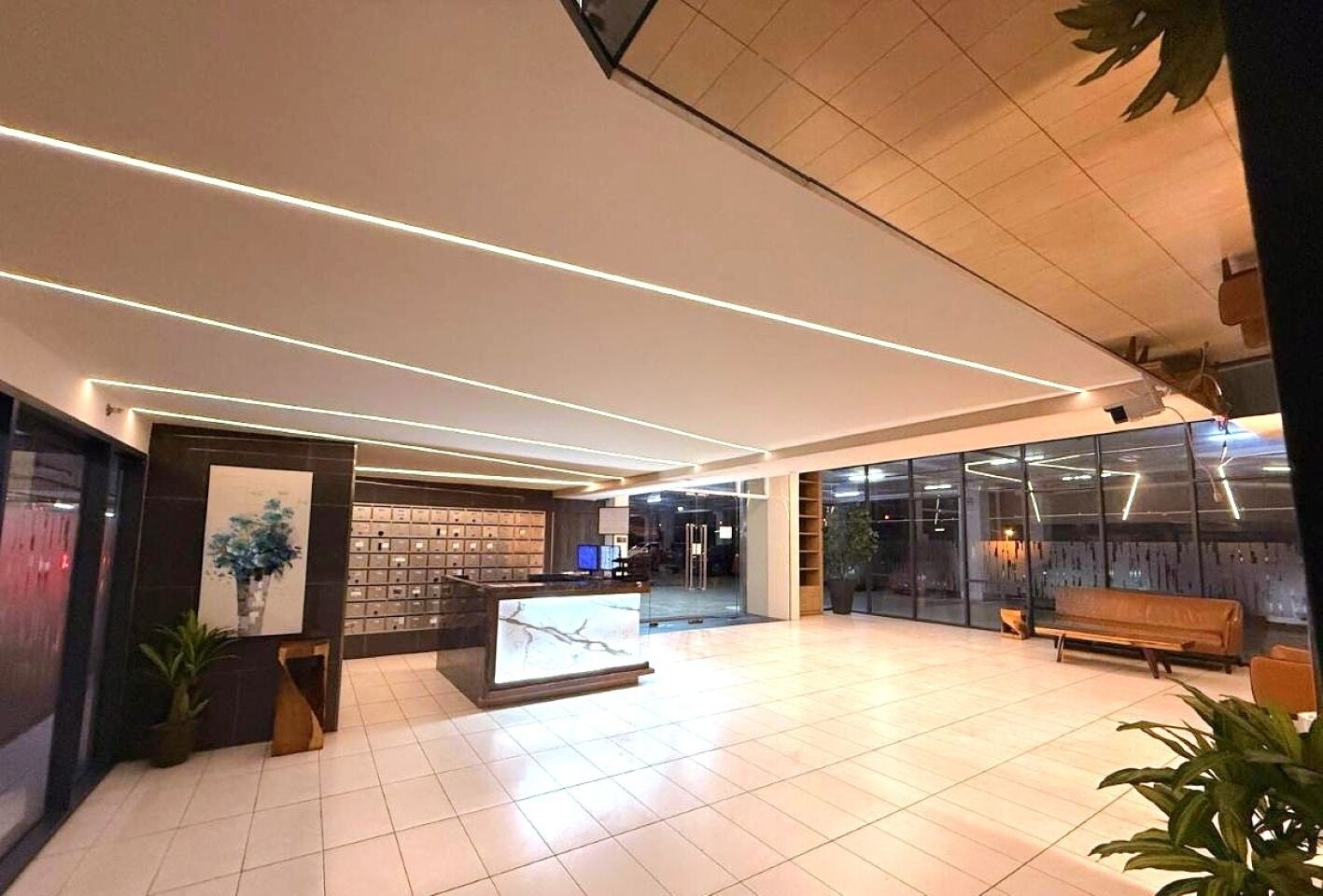 Lobby sitting area