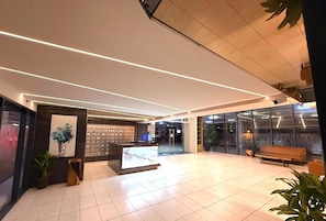 Sala de estar en el lobby