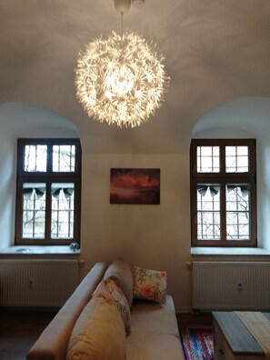 Standard Apartment, Hill View | Living area - zum Ritter Ferienapartement (Lengenfeld)