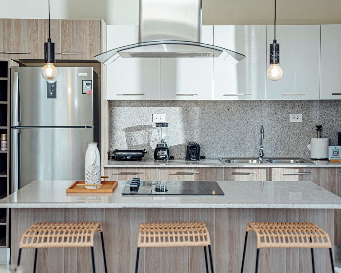 Luxury Villa, Garden View | Private kitchen