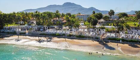 Am Strand, kostenloser Shuttle zum Strand, Cabañas (kostenlos)