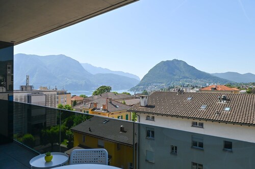 Design Apartment Gottardo With Views Over Lugano