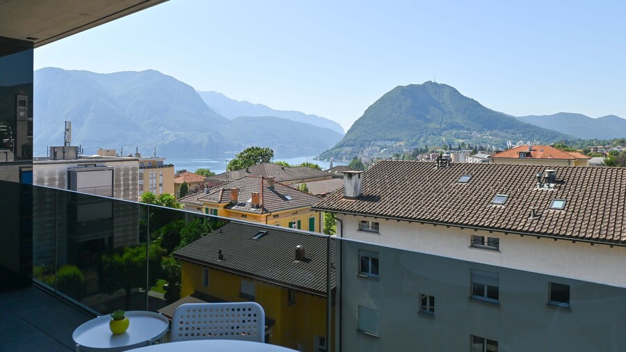 Design Apartment Gottardo With Views Over Lugano