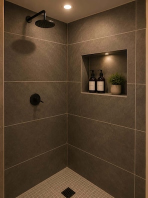 Shower, hair dryer, shampoo - Hermoso loft/barrio antiguo/4Px (Monterrey)
