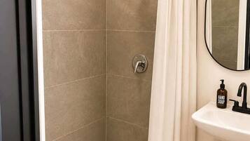 Shower, hair dryer