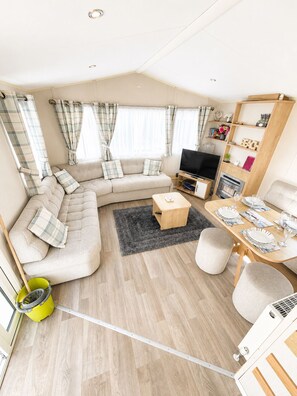 Living area - Disability Adapted 6 Berth Caravan Designed for Comfort, Accessibility & Independence (Skegness)