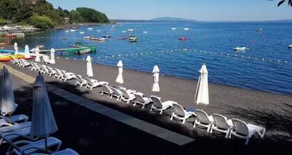 Dpto. Vista lago con seguridad en Bordelago Pucon