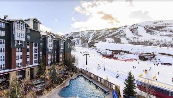 Pool - Marriott Mountainside Master Suite  Sleeps 4 - True Ski In / Out - Great Resort (Park City)